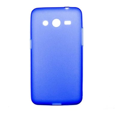 Coque silicone unie compatible Givré Bleu Samsung Galaxy Core 2