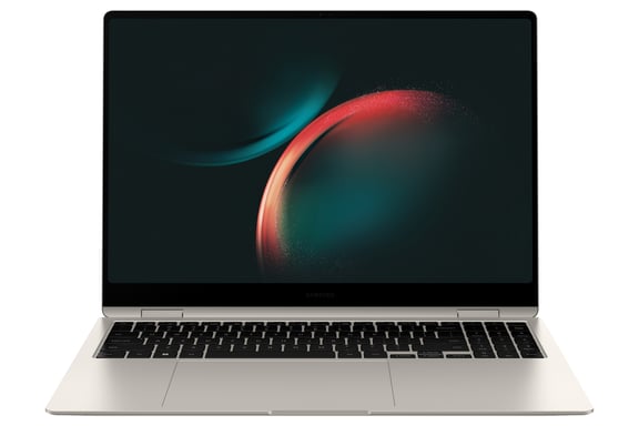 Samsung Galaxy Book3 Pro 360 i7-1360P Híbrido (2 en 1) 40,6 cm (16'') Pantalla táctil 3K Intel® Core? i7 16 GB 500 GB SSD Wi-Fi 6E (802.11ax) Windows 11 Home Beige