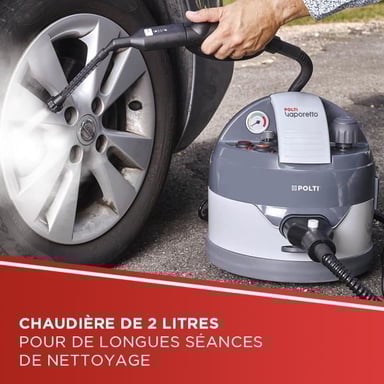 Polti Eco Pro 3.0 Nettoyeur vapeur traineau 2 L 2000 W Noir, Blanc