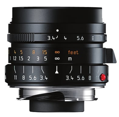 Leica Super-Elmar-M 21mm f/3.4 ASPH. Objetivo ojo de pez Negro
