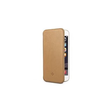 Twelve south Funda para iPhone 6 Plus / 6S Plus SurfacePad de piel con función de soporte Marrón claro