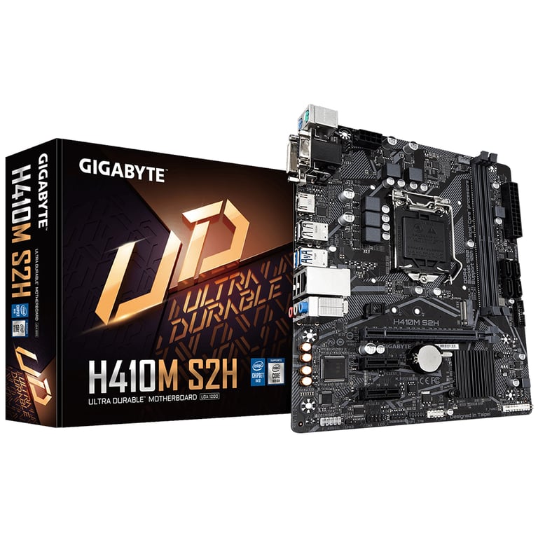 GIGABYTE H410M S2H carte mère Intel H410 Express LGA 1200 Socket H5 micro ATX Neuf