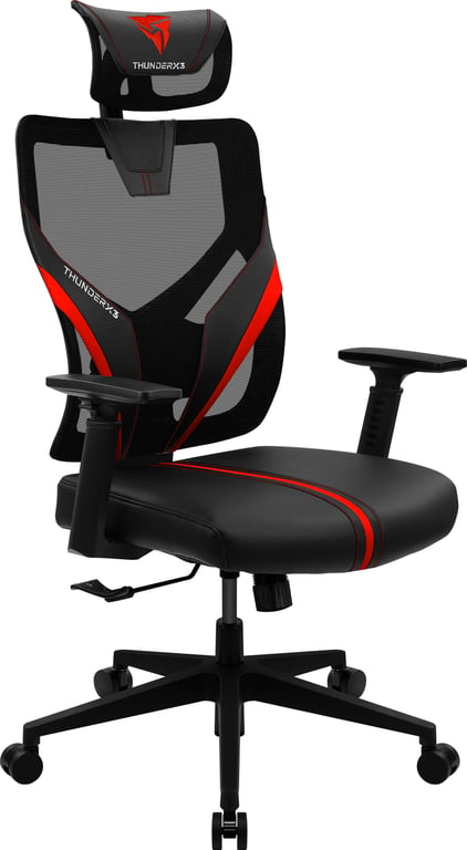 ThunderX3 YAMA1 Siège de jeu universel Noir, Rouge - Neuf