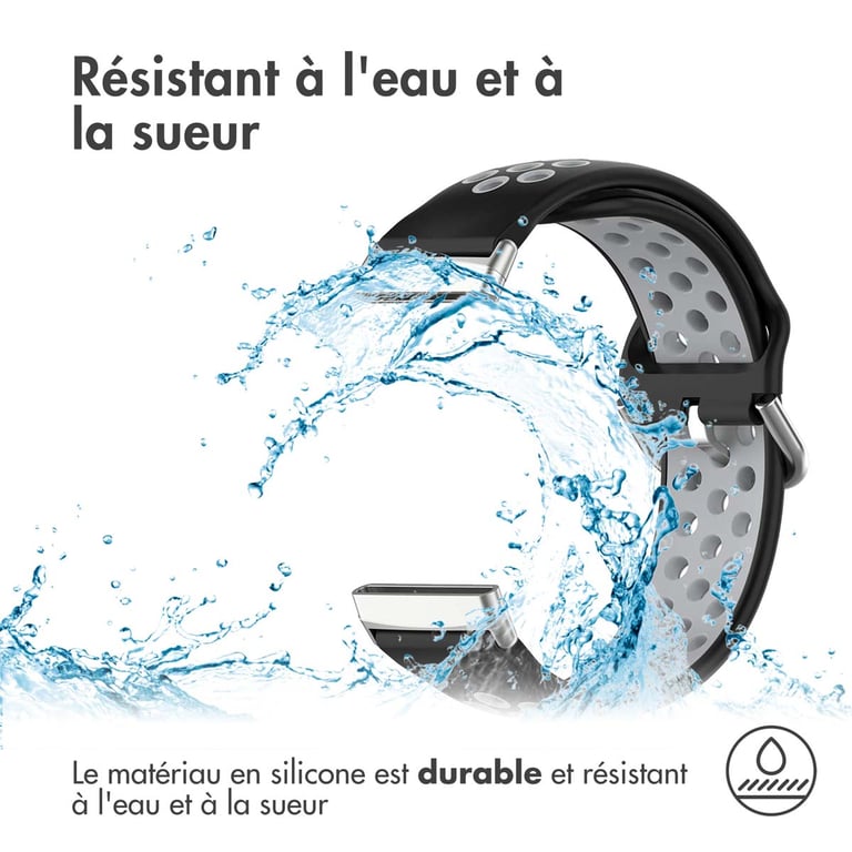 imoshion Bracelet sportif en silicone Fitbit Versa 4 / 3 / Sense 2 Neuf - vue 5