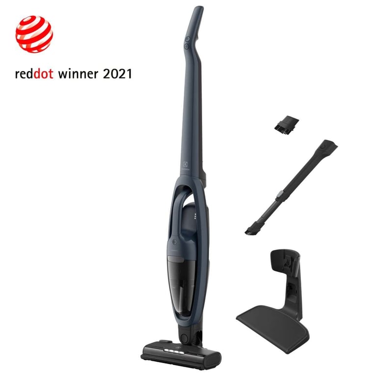 Electrolux ES52CB21DB Aspirateur balai Batterie Sec Cyclonique, mousse, Filtre post-moteur Sans sac 0,5 L 29 W Bleu 2 Ah - Neuf