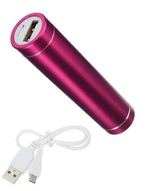 Batterie Chargeur Externe pour Manette Playstation 4 PS4 Universel Power Bank 2600mAh avec Cable USB/Mirco USB (ROSE)