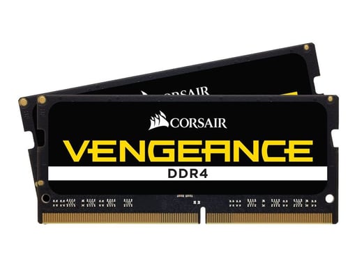 CORSAIR Vengeance - DDR4 - kit - 64 GB: 2 x 32 GB - SO-DIMM 260 patillas - 3200 MHz / PC4-25600 - sin búfer
