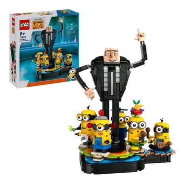 LEGO® Despicable Me 4: Gru y los Minions en ladrillo (75582)
