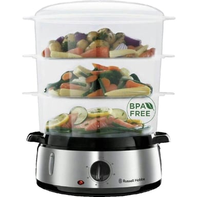 Vaporera Russell Hobbs 19270-56 9L Negra y acero inoxidable