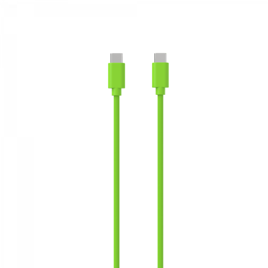 Câble USB-C vers Type-C 3A - 1,5 mètres - Collection POP - Vert