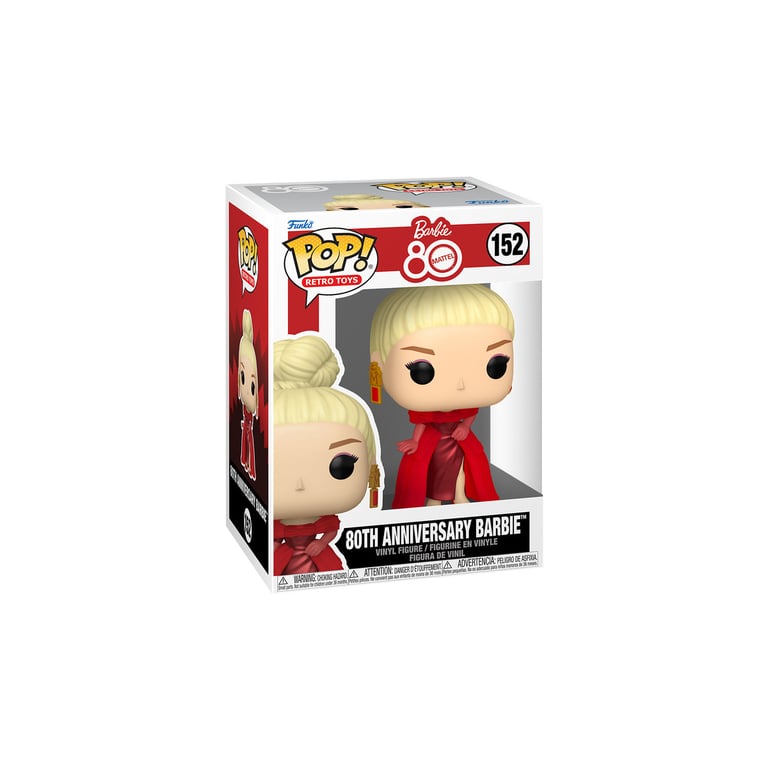 Barbie Figurine POP! Mattel 80ème Anniversaire Barbie 9 cm - vue 2