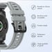 imoshion Bracelet QuickFit® Line en silicone - Connexion Garmin 20 mm - Gris