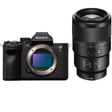 Appareil photo hybride Sony A7R V + FE 90mm f/2.8 Macro G OSS + Ebook ''20 astuces pour des images qui claquent''