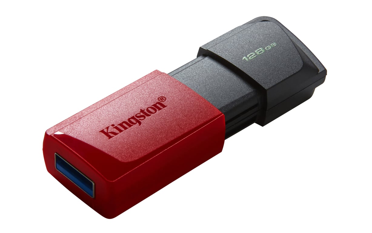 Kingston Technology DataTraveler 128GB USB3.2 Gen1 Exodia M (Noir + Rouge) - Neuf
