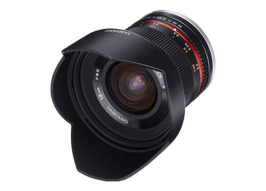 Samyang 12mm F2.0 NCS CS MILC Objetivo ultra ancho Negro