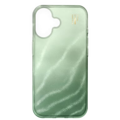 iDeal of Sweden Coque Clear MagSafe pour Apple iPhone 16 - Sage Green