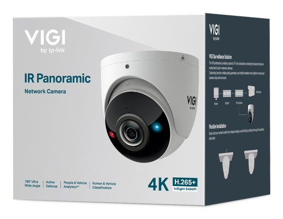 TP Link InSight S485PI Tourelle Caméra de sécurité IP Extérieure 3840 x 2160 pixels Mur Neuf - vue 2