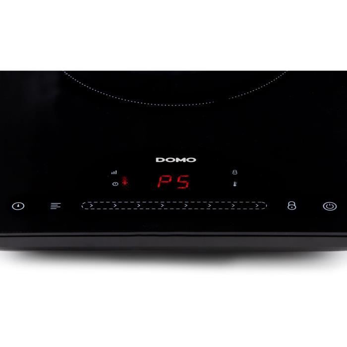 DOMO DO332IP Plaque à induction 1 feu Touchscreen Minuteur numérique 3h 8 niveaux de puissance 20cm - vue 7