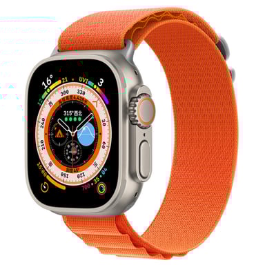 Devia Correa de nylon tejido para Apple Watch 42mm / 44mm / 45mm / 49mm Sport Naranja