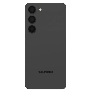Finestrino posteriore per Samsung Galaxy S23 con obiettivo fotocamera originale nero Phantom