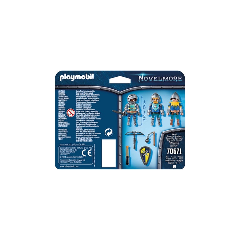 Playmobil Novelmore 3 Chevaliers 70671 - vue 3