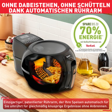 Tefal ActiFry FZ775810 friteuse Unique Autonome 1520 W Friteuse d'air chaud Noir