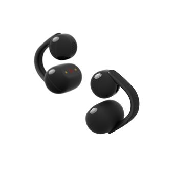 Auriculares inalámbricos abiertos LinkBuds Clip para Sony WF-LC900 con cancelación activa de ruido, color negro