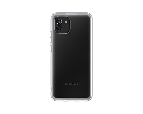 Samsung EF-QA036TTEGEU coque de protection pour téléphones portables 16,5 cm (6.5'') Housse Transparent Samsung SAMSUNG Galaxy A03_EU