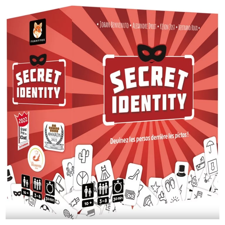Jeu d’ambiance Gigamic Secret Identity Nouvelle Edition - vue 2