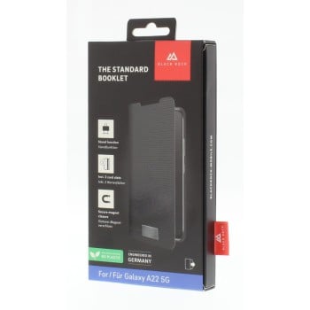 Etui Portefeuille ''The Standard'' pour Samsung Galaxy A22 5G, Noir