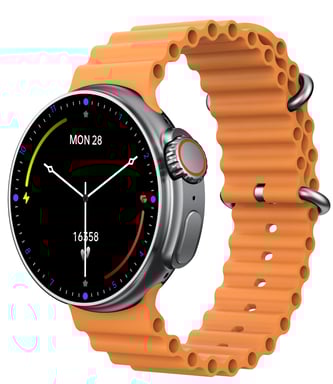 DCU Tecnologic Smartwatch BOSTON nero/arancio