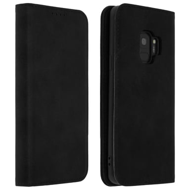 Funda cartera Samsung Galaxy S9 Función Soporte Silicona – Negra