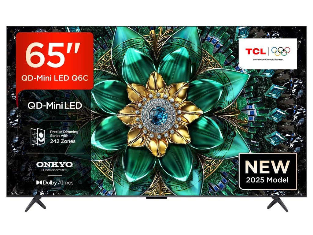 TCL Q6C 65Q6C TV 165,1 cm (65 ) 4K Ultra HD Smart TV Wifi M&eacute;tallique - Neuf