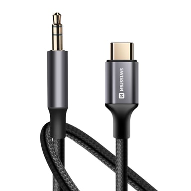 Cavo ausiliario USB-C a jack 3.5 mm Nylon Intrecciato 1.5m