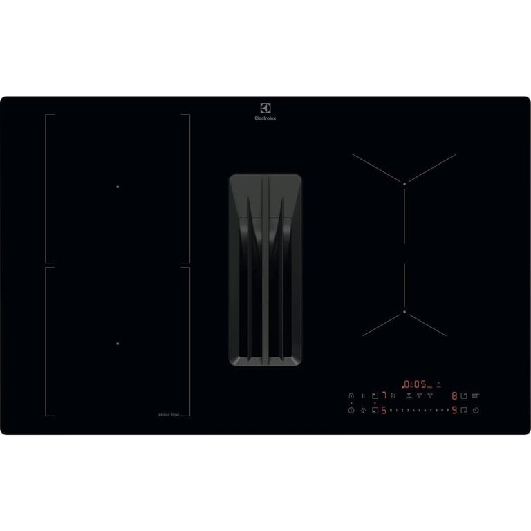 Electrolux KCC83410CK Intégré 80 cm Plaque avec zone à induction 4 zone Hotte intégrée Neuf