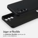 imoshion Coque Couleur avec MagSafe pour Samsung Galaxy A56 - Noir