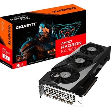 GIGABYTE GAMING Radeon RX 7600 OC 8G AMD 8 GB GDDR6