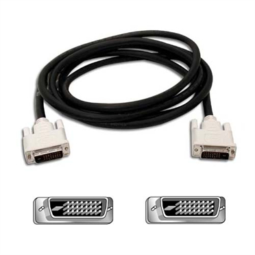 Belkin DVI-D/DVI-D, M/M, cable DVI de 1,8 m Negro
