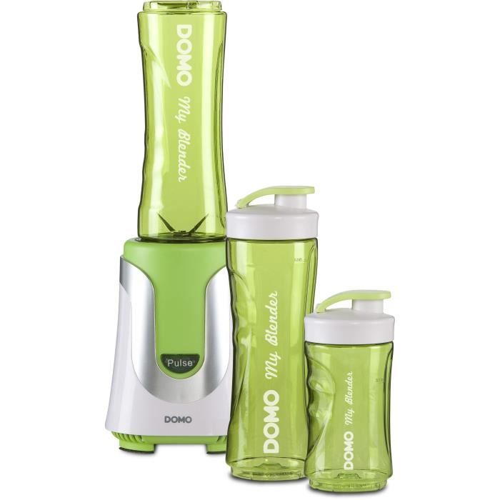 Blender individuel DOMO DO436BL 2 bols 600 ml et 300 ml inclus - vue 2