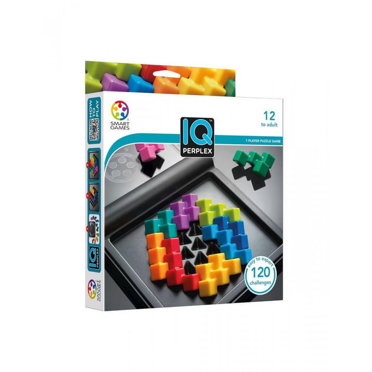 Smart Games Jeu De Logique Iq Perplex 120 Niveaux Bleu Plastique