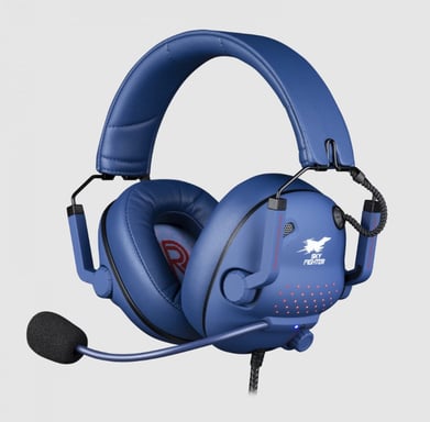 Konix Skyfighter Auriculares con cable Diadema Play USB Tipo-A Azul