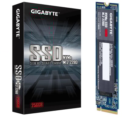 GIGABYTE GP-GSM2NE3256GNTD disque SSD 256 Go M.2 PCI Express 3.0 NVMe