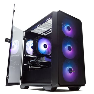 PcCom PC Gamer PcCom Ready Intel i5-12400F, 32 Go RAM DDR4, SSD 1 To, RTX 5060 Ti 16 Go, Windows 11 Home - Neuf