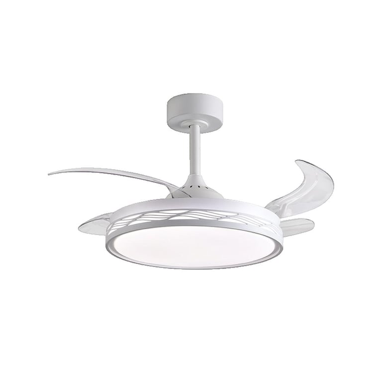 Ventilateur de plafond Bel Air Home Riga 4 pales retractables LED DC - vue 1