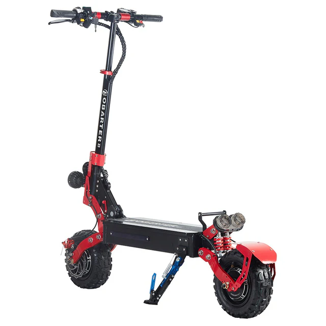 Patinete eléctrico plegable OBARTER X3 de 11 pulgadas, patinete eléctrico todoterreno para adultos, 2400 W, 48 V, 21 AH