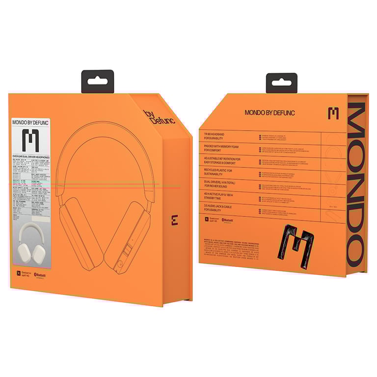 DEFUNC MONDO OVER Casque Sans fil Arceau AppelsMusique Bluetooth Neuf - vue 7