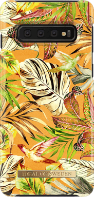 Cover Fashion per Galaxy S10 Rigida Magnetica Motivo Mango Jungle