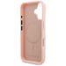 Funda Karl Lagerfeld Initial & Metal Logo MagSafe para iPhone 16, rosa