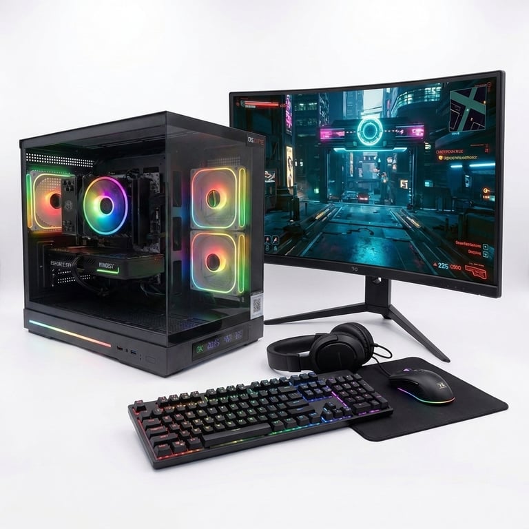 PC Gamer DSGate M5 IV DGT Intel Core i3 RTX 3050 6 Go DDR4 - vue 2