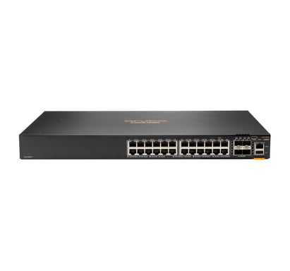 HPE Aruba Networking CX 6200F 24G 4SFP+ Géré L3 Gigabit Ethernet (10/100/1000) 1U